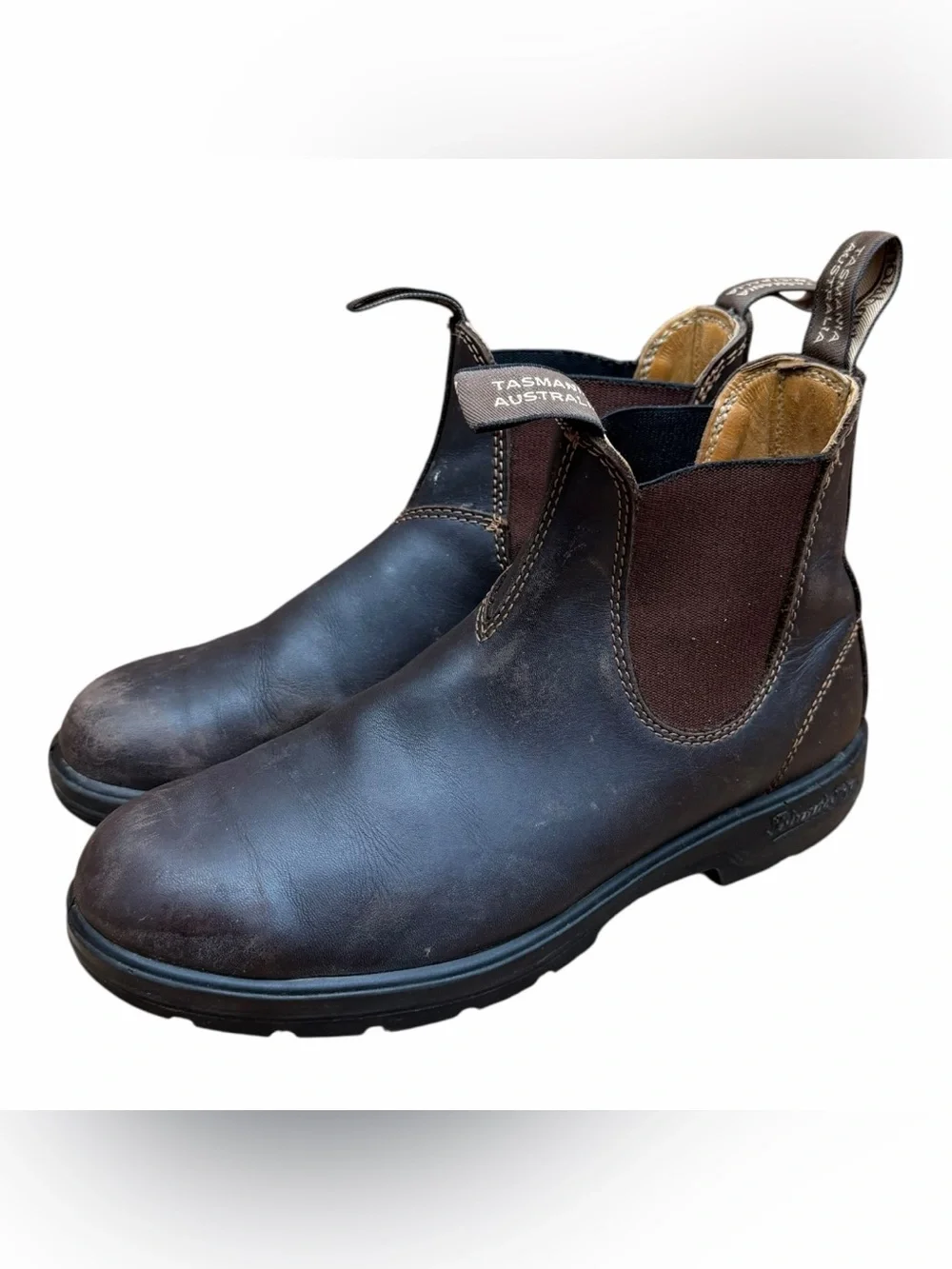 Blundstone 500 Chelsea Boot unisex US M6.5 L9 (AU/UK- 6) Brown Leather Slip-On